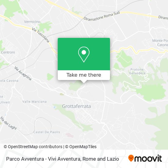 Parco Avventura - Vivi Avventura map