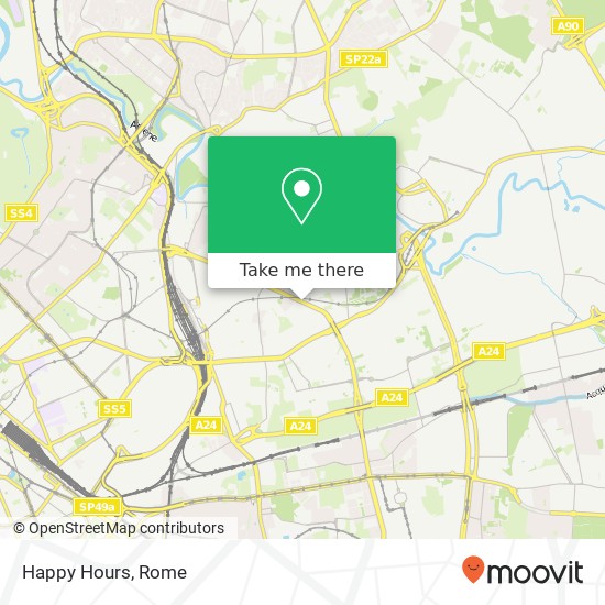 Happy Hours map