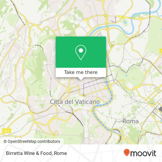 Birretta Wine & Food map