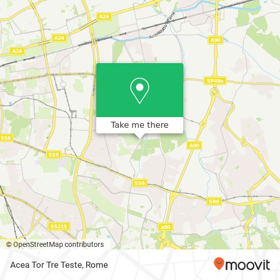 Acea Tor Tre Teste map