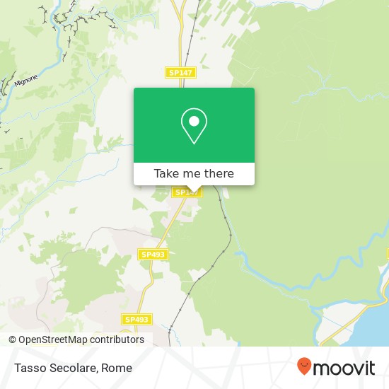 Tasso Secolare map