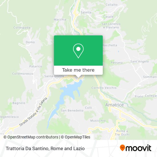 Trattoria Da Santino map