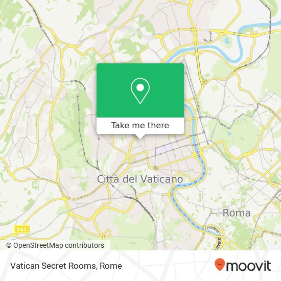 Vatican Secret Rooms map