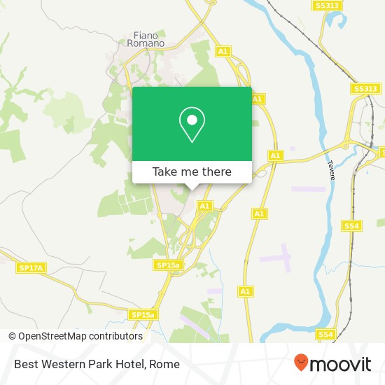 Best Western Park Hotel map