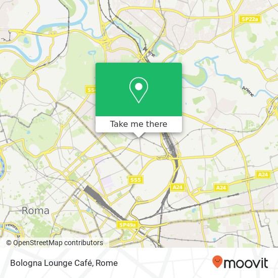 Bologna Lounge Café map