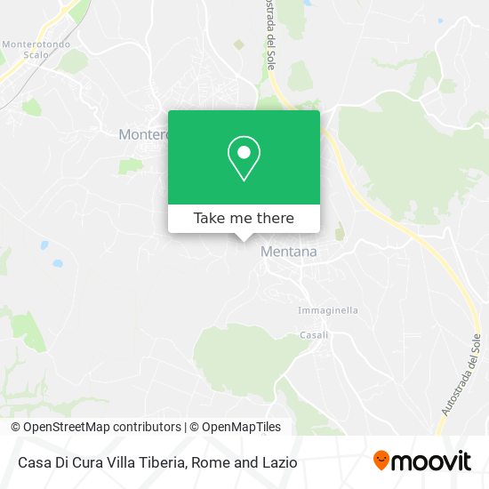 Casa Di Cura Villa Tiberia map