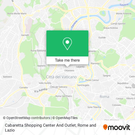 Cabaretta Shopping Center And Outlet map