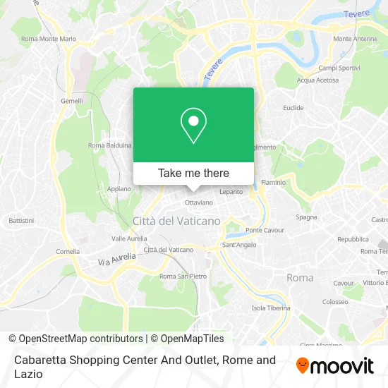 Cabaretta Shopping Center and Outlet map