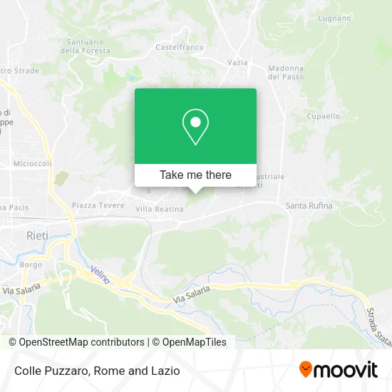 Colle Puzzaro map