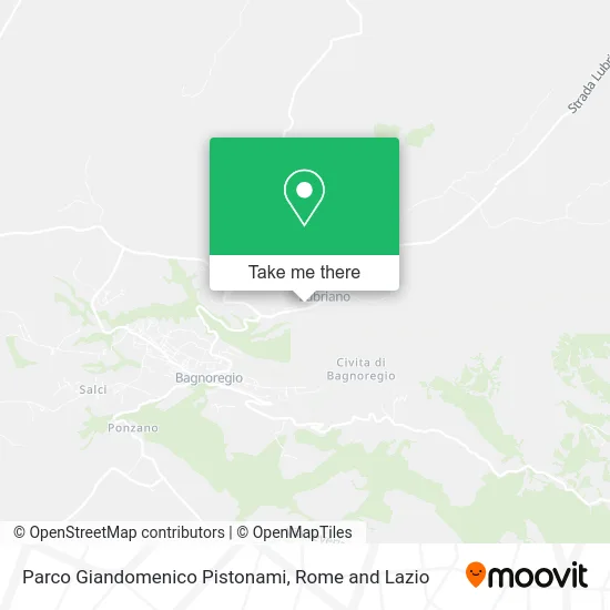 Giandomenico Pistonami Park map