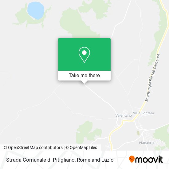 Strada Comunale di Pitigliano map