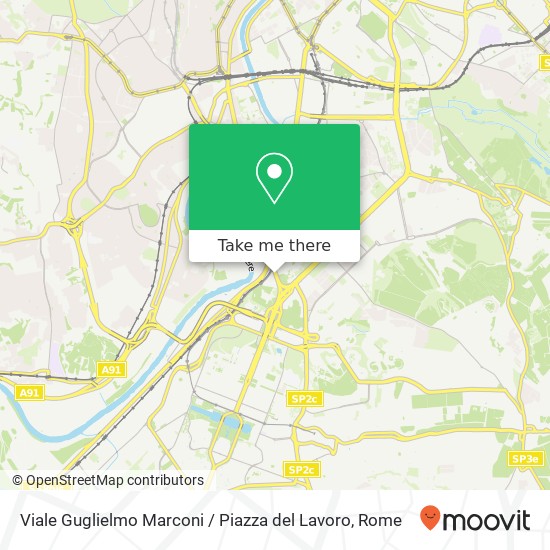 Viale Guglielmo Marconi / Piazza del Lavoro map