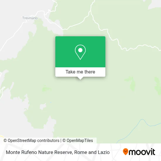 Monte Rufeno Nature Reserve map