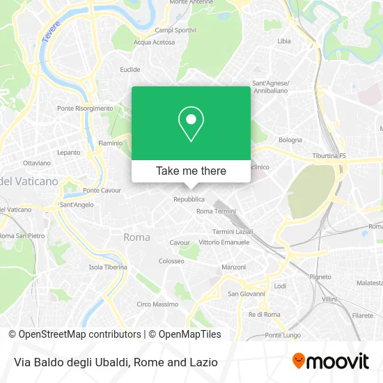 Baldo degli Ubaldi Street map