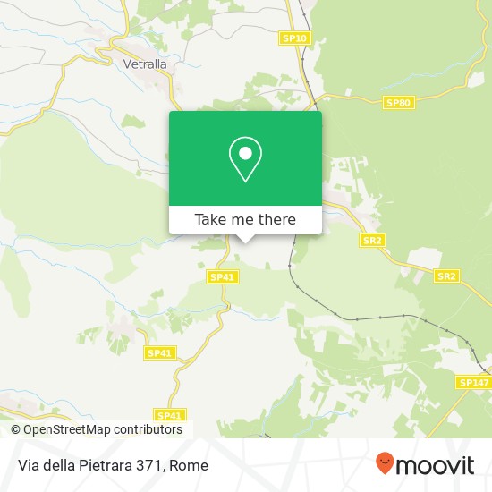 Via della Pietrara 371 map
