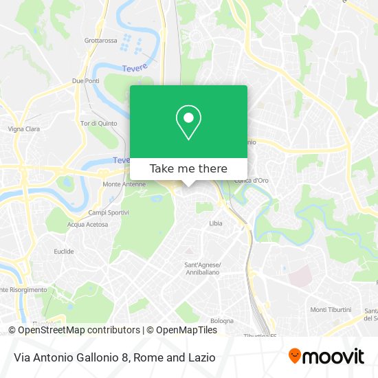 Via Antonio Gallonio 8 map