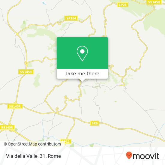 Via della Valle, 31 map