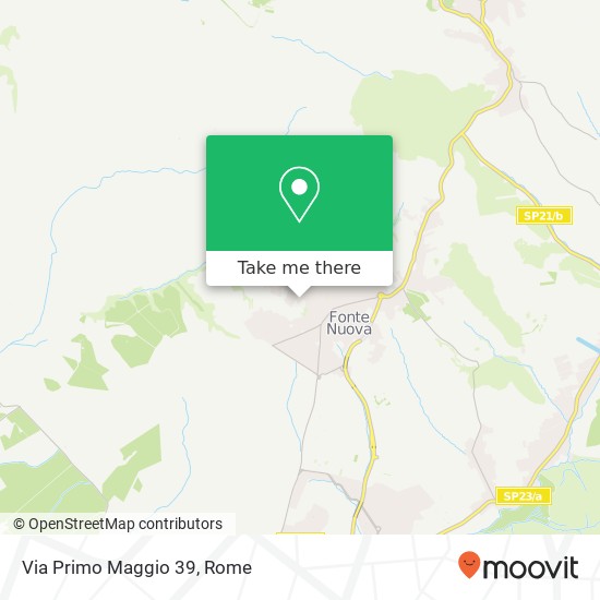 Via Primo Maggio 39 map