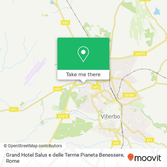 Grand Hotel Salus e delle Terme Pianeta Benessere map