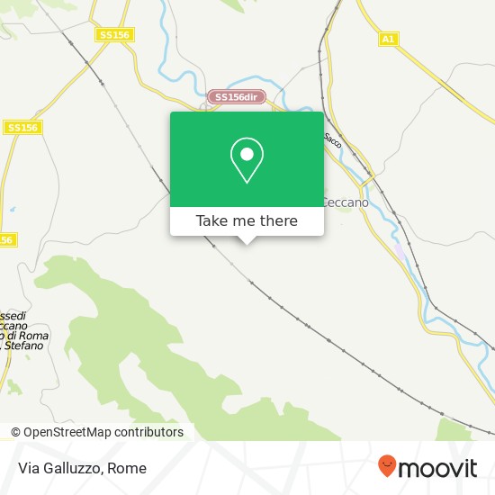 Via Galluzzo map