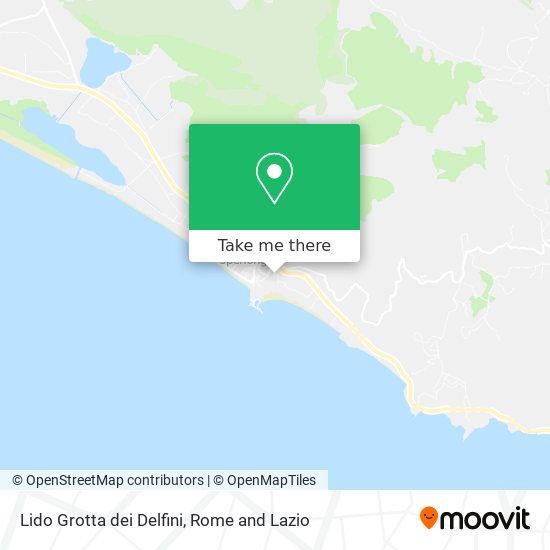 Lido Grotta dei Delfini map