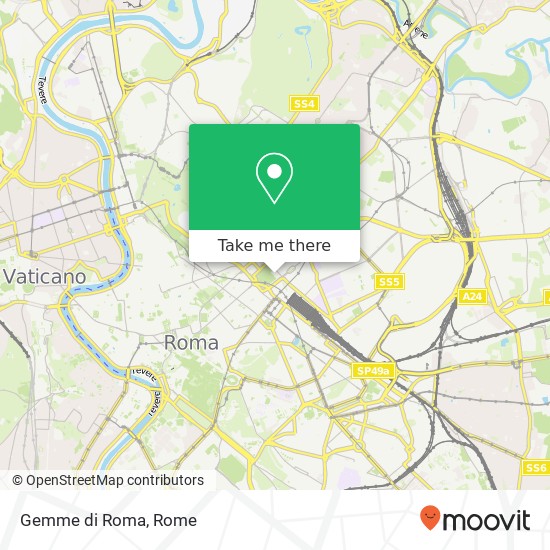 Gemme di Roma map