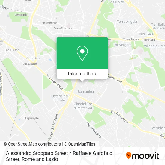 Alessandro Stoppato Street / Raffaele Garofalo Street map