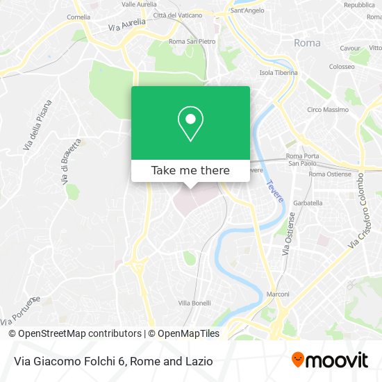 Via Giacomo Folchi  6 map