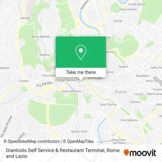 Gianicolo Self Service & Restaurant Terminal map