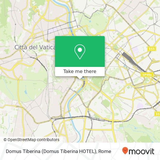 Domus Tiberina (Domus Tiberina HOTEL) map