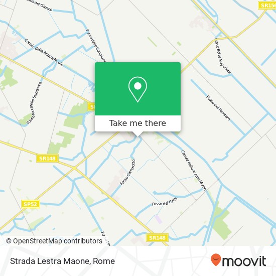 Strada Lestra Maone map