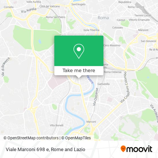 Viale Marconi 698 e map