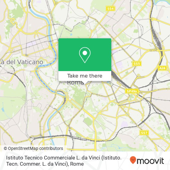 Istituto Tecnico Commerciale L. da Vinci (Istituto. Tecn. Commer. L. da Vinci) map