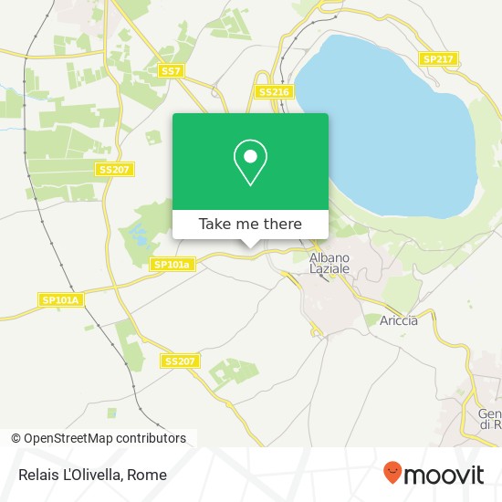 Relais L'Olivella map