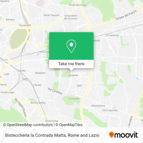 La Contrada Matta Steakhouse map