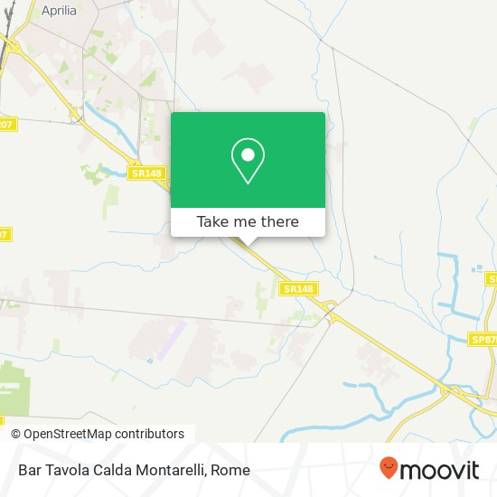 Bar Tavola Calda Montarelli map