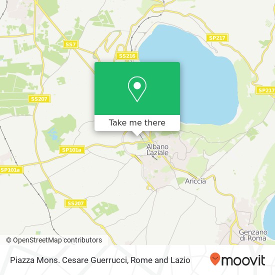 Piazza Mons. Cesare Guerrucci map