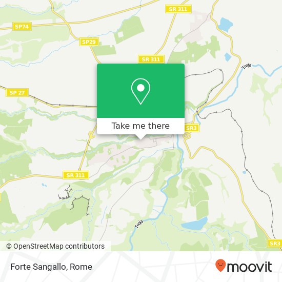 Forte Sangallo map