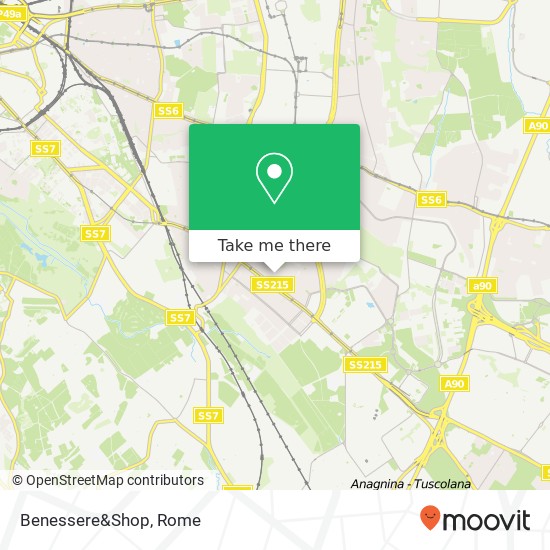 Benessere&Shop map