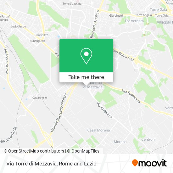 Via Torre di Mezzavia map
