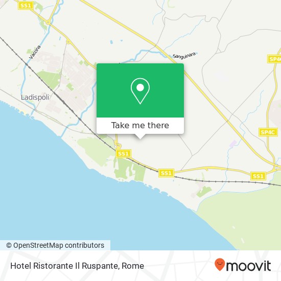 Hotel Ristorante Il Ruspante map