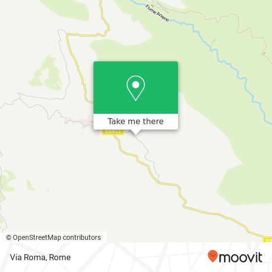 Via Roma map