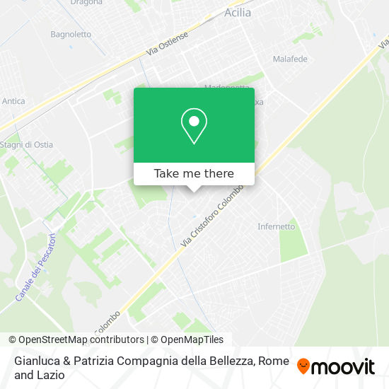 Gianluca & Patrizia Compagnia della Bellezza map