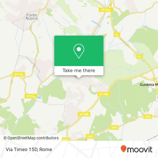 Via Timeo 15D map