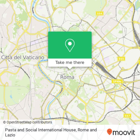 Pasta and Social International House map