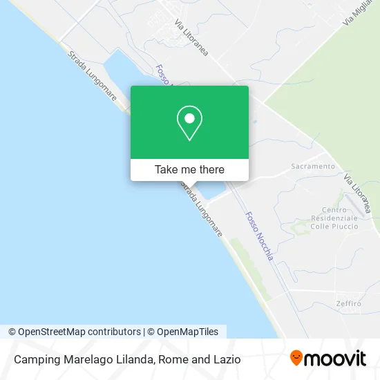 Marelago Lilanda Camping map