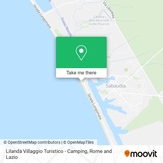 Lilandà Villaggio Turistico - Camping map