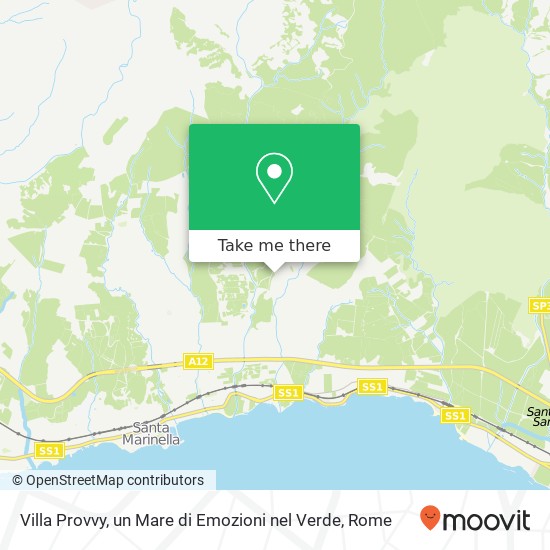 Villa Provvy, un Mare di Emozioni nel Verde map