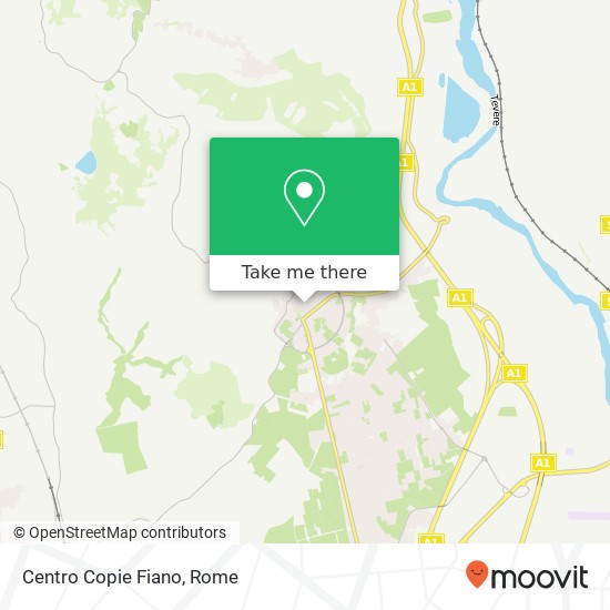 Centro Copie Fiano map
