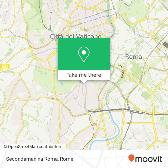 Secondamanina Roma map